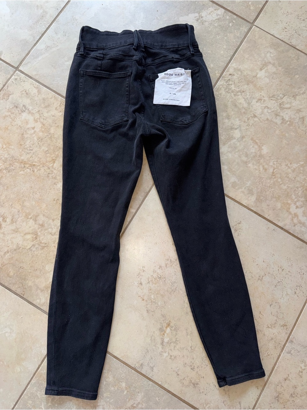 Good American Good Waist Button Fly Skinny 0 25 - Picture 8 of 12